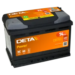 Deta DB741. Batterie Deta 74Ah 12V