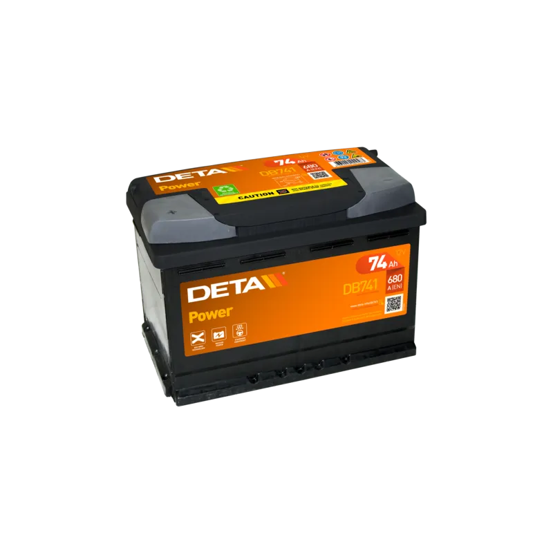 Deta DB741. Batterie Deta 74Ah 12V