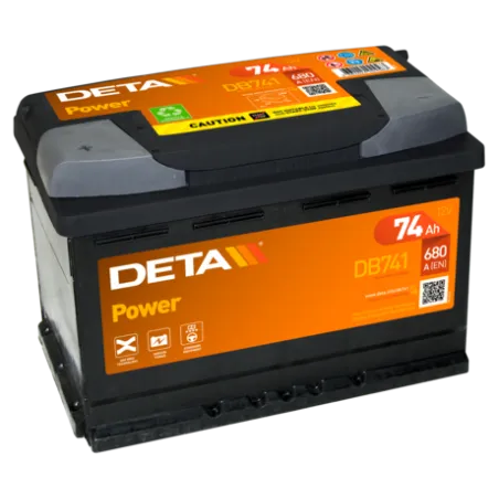 Deta DB741. Batterie Deta 74Ah 12V