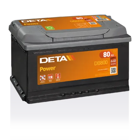 Deta DB800. Batteria Deta 80Ah 12V