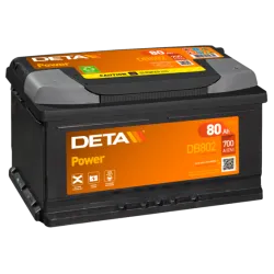 Deta DB802. Batteria Deta 80Ah 12V