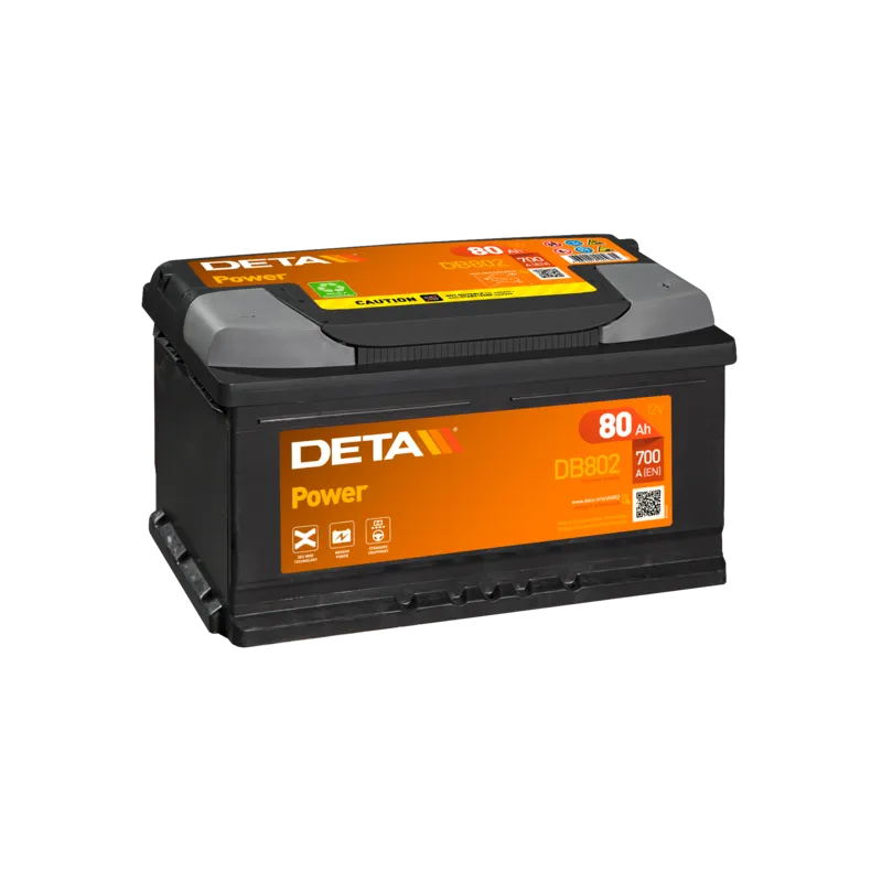 Deta DB802. Batterie Deta 80Ah 12V