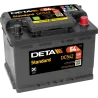 Deta DC542. Car battery Deta 54Ah 12V