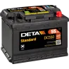 Deta DC550. Batteria dell'auto Deta 55Ah 12V