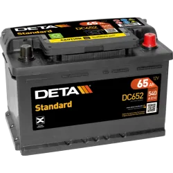 Deta DC652. Batteria dell'auto Deta 65Ah 12V