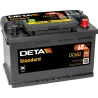 Deta DC652. Batteria dell'auto Deta 65Ah 12V