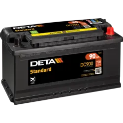 Deta DC900. Batteria dell'auto Deta 90Ah 12V