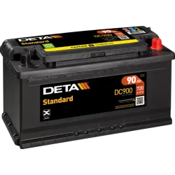 Deta DC900. Car battery Deta 90Ah 12V