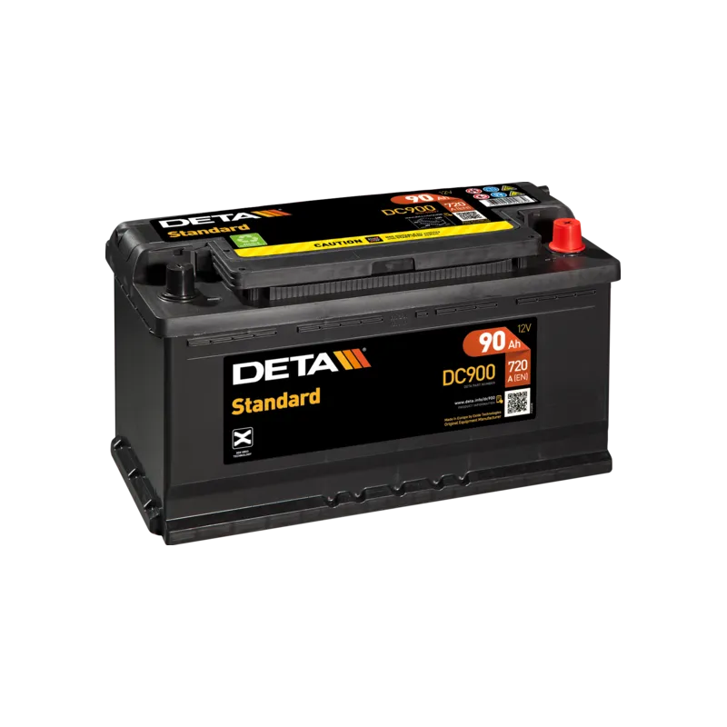 Deta DC900. Batteria dell'auto Deta 90Ah 12V