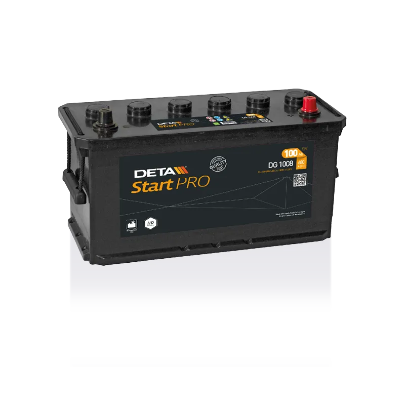 Deta DG1008. Battery Deta 100Ah 12V
