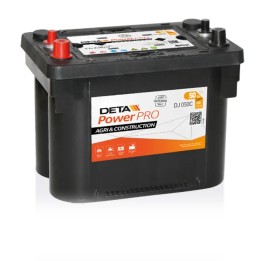 Batería de camión Deta DJ050C 12V 50Ah 800A AGM