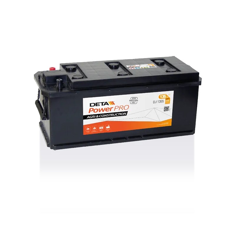 Deta DJ1355. Batterie Deta 135Ah 12V