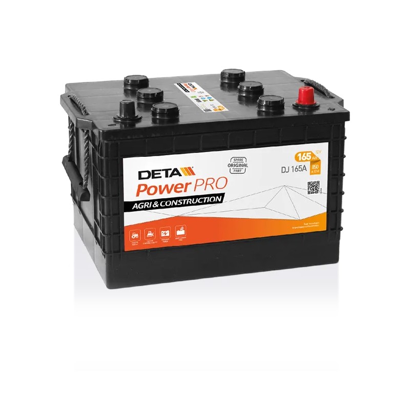 Deta DJ165A. Batterie Deta 165Ah 12V