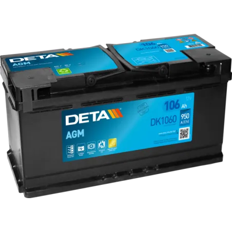 Deta DK1060. Batterie Deta 106Ah 12V