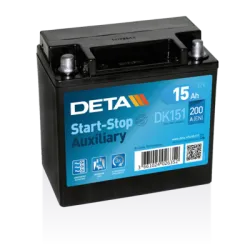 Deta DK151. Bateria Deta 15Ah 12V
