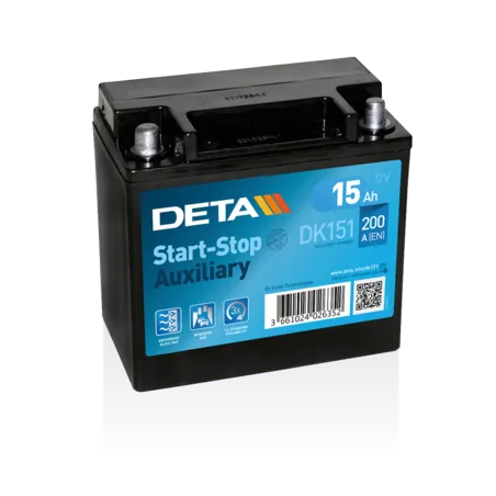 Deta DK151. Batterie Deta 15Ah 12V