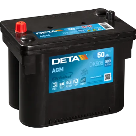 Deta DK508. Batterie Deta 50Ah 12V