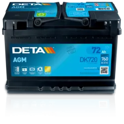 Deta DK720. Batteria Deta 72Ah 12V