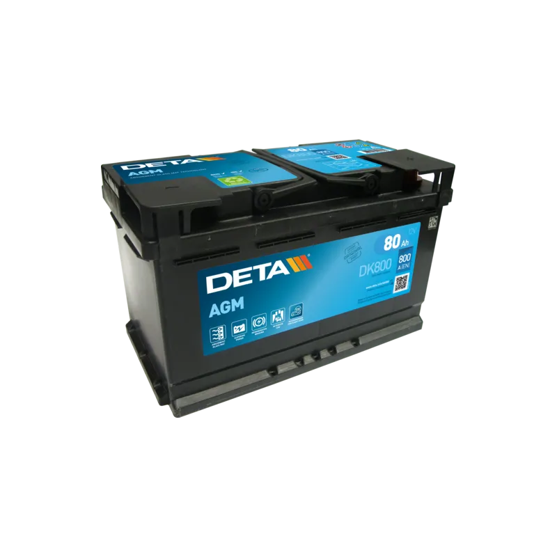 Deta DK800. Battery Deta 80Ah 12V