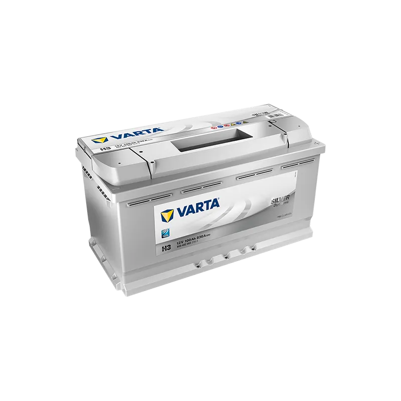 VARTA Autobatterie H3 Silver Dynamic 12V 100Ah ersetzt 88Ah 90Ah 90Ah 95Ah 110Ah 