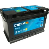 Start-Stop battery Deta DK820 12V 82Ah 800A AGM