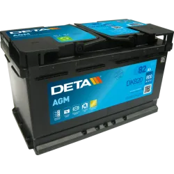 Deta DK820. Batterie Deta 82Ah 12V