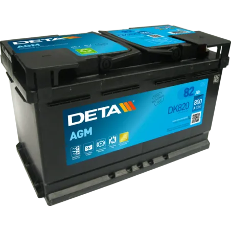 Deta DK820. Batterie Deta 82Ah 12V