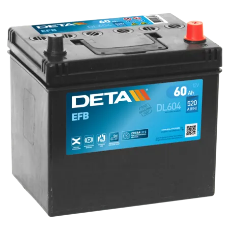 Deta DL604. Batterie Deta 60Ah 12V