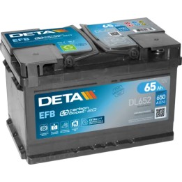 Start-Stop battery Deta DL652 12V 65Ah 650A EFB
