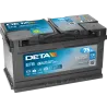 Deta DL752. Batterie Deta 75Ah 12V