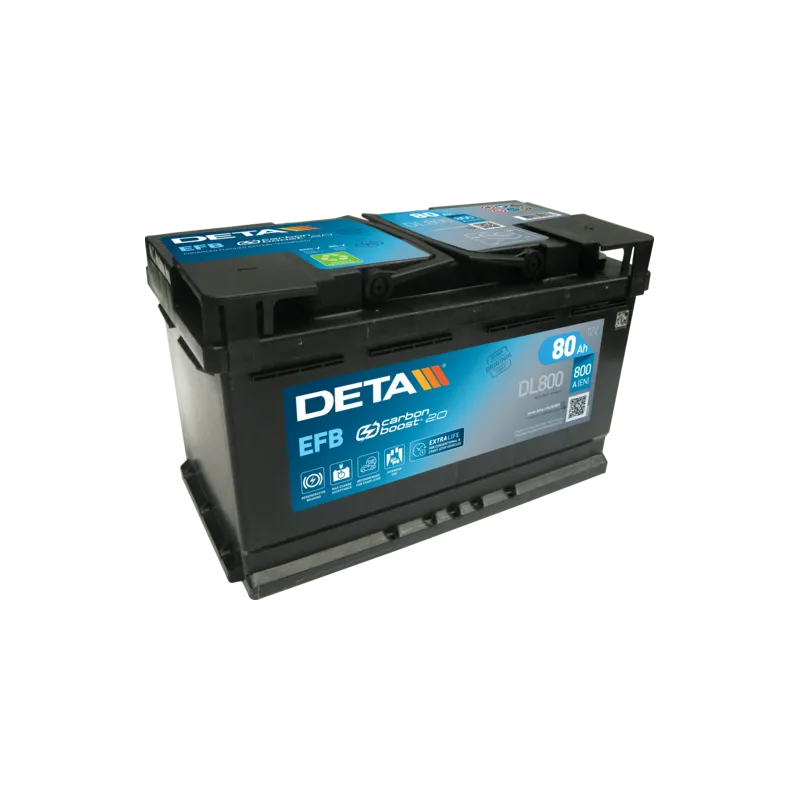 Deta DL800. Batteria Deta 80Ah 12V