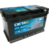 Deta DL800. Batteria Deta 80Ah 12V