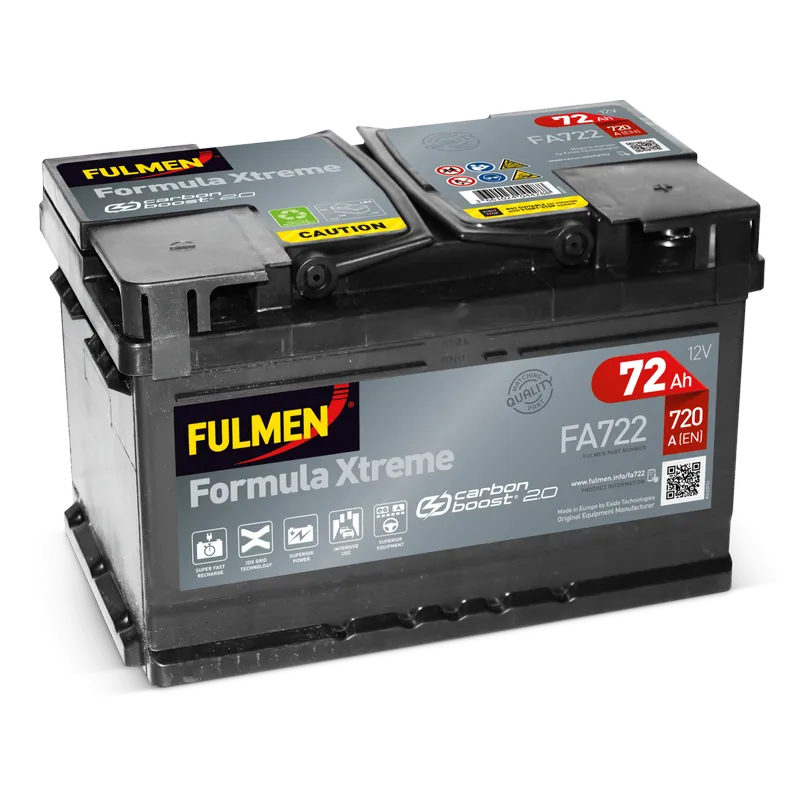 Fulmen FA722. Batterie Fulmen 72Ah 12V