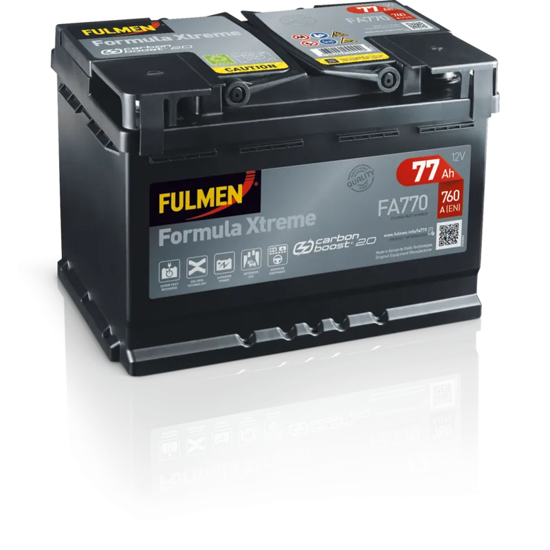 Fulmen FA770. Batterie Fulmen 77Ah 12V