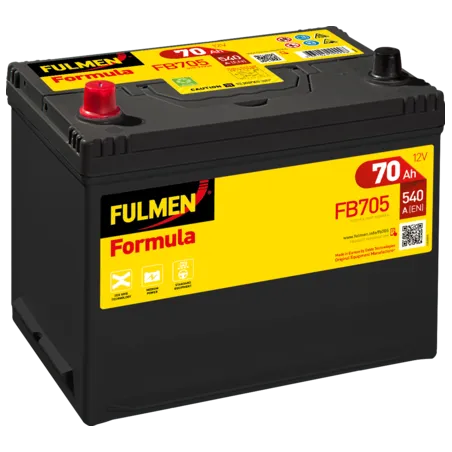 Fulmen FB705. Batterie Fulmen 70Ah 12V