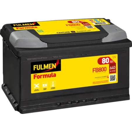 Fulmen FB800. Bateria Fulmen 80Ah 12V