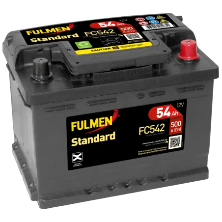 Fulmen FC542. Bateria de carro Fulmen 54Ah 12V