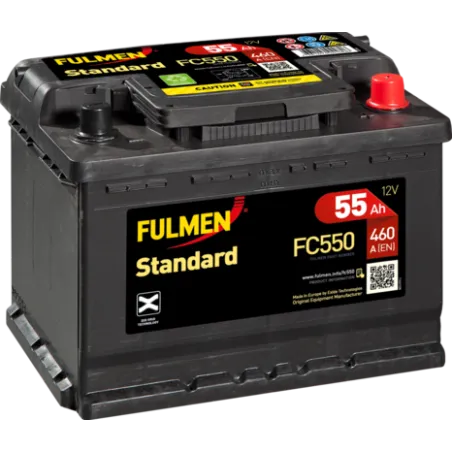 Fulmen FC550. Bateria de carro Fulmen 55Ah 12V