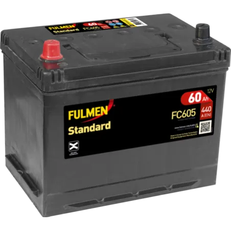 Fulmen FC605. Batería de coche Fulmen 60Ah 12V