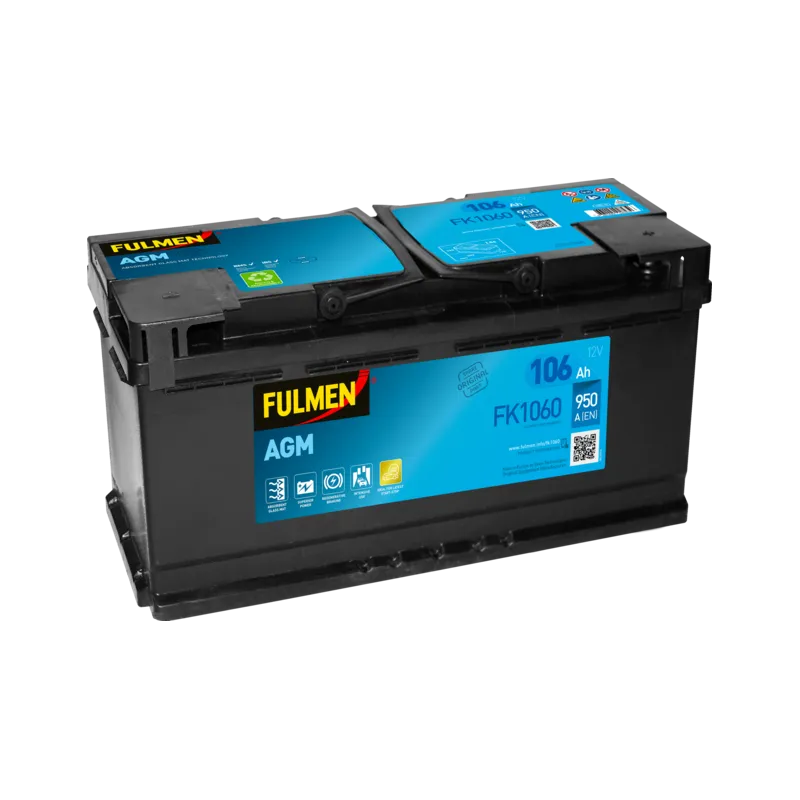 Fulmen FK1060. Batterie Fulmen 106Ah 12V