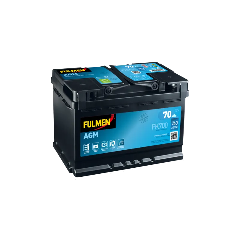 Fulmen FK700. Batterie Fulmen 70Ah 12V