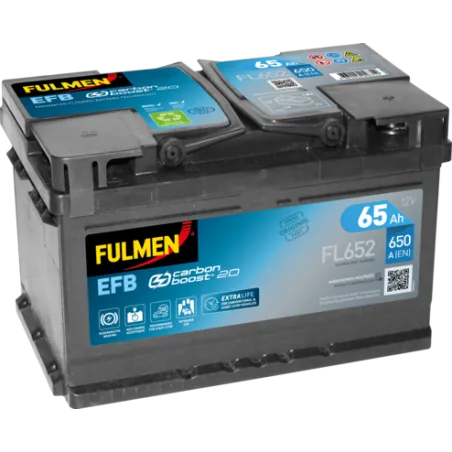 Fulmen FL652. Batterie Fulmen 65Ah 12V