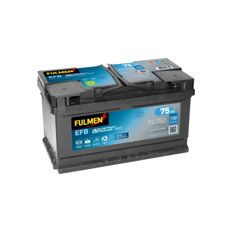 Fulmen FL752. Batteria Fulmen 75Ah 12V