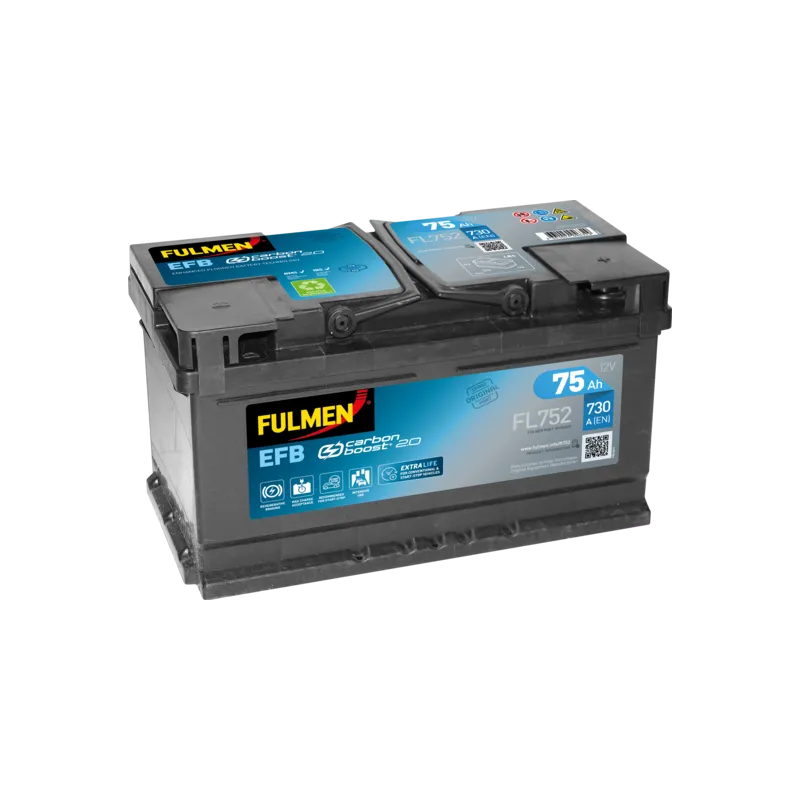 Fulmen FL752. Batterie Fulmen 75Ah 12V