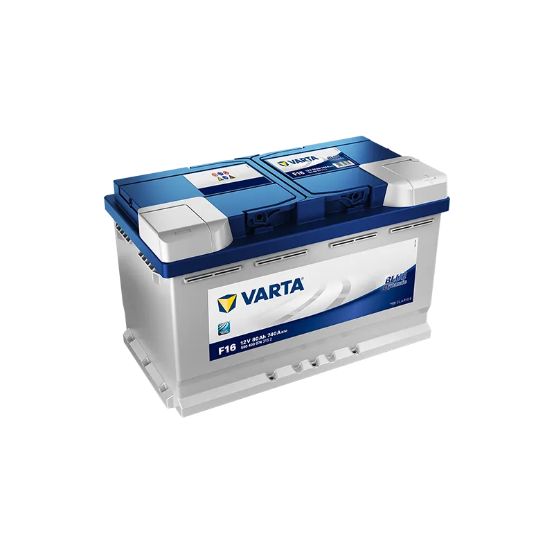 Varta Blue Dynamic F16 Battery. 80Ah - 740A(EN) 12V. Box L4 (315x175x190mm)  - VT BATTERIES