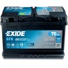 Exide EL700. bateria de arranque Exide 70Ah 12V