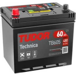 Car battery Tudor TB605 12V 60Ah 480A