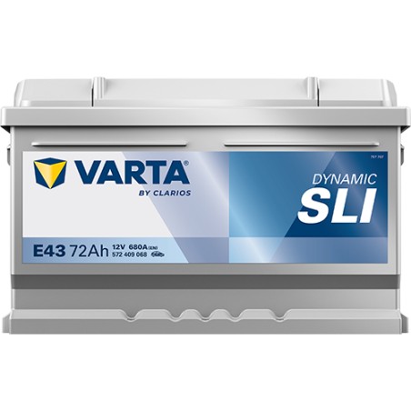 Battery VARTA E43 12V 72Ah 680A