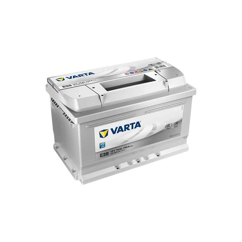 Batería Varta E38 74Ah 750A 12V Silver Dynamic VARTA - 1