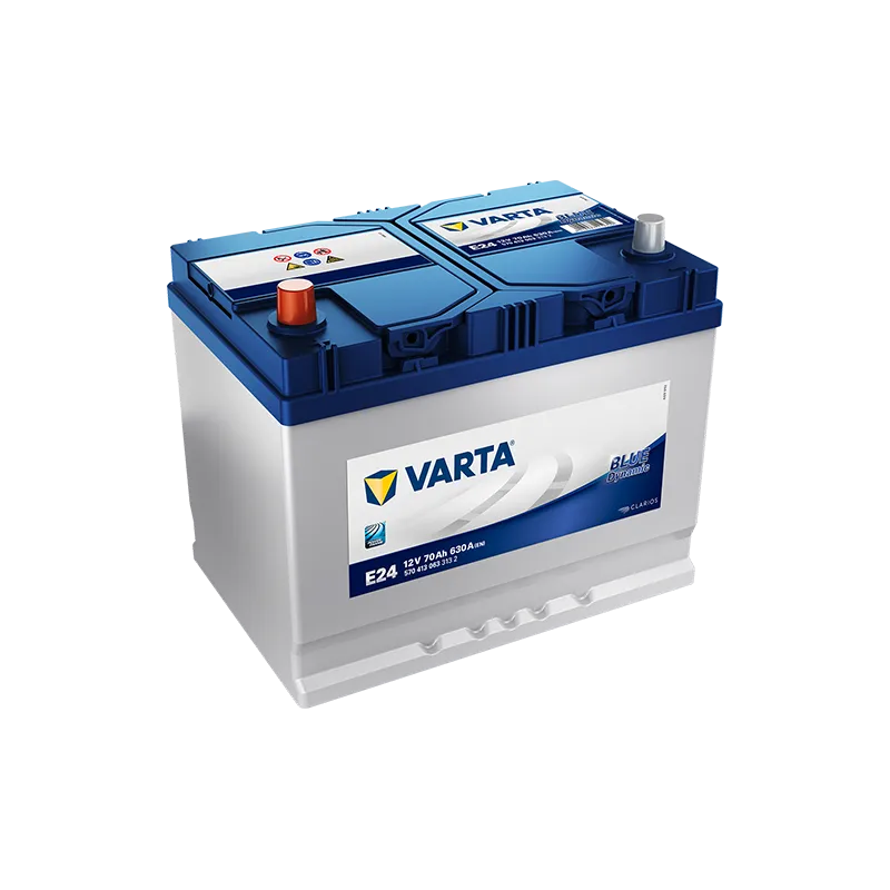 Varta E24. Car battery Varta 70Ah 12V